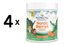 4 x Nordic Naturals Nordic Berries Multivitamin, Original (249,98 EUR/kg)