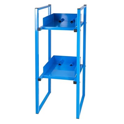 ADB Fassregal für 2x 30/60 Liter Fässer, Lichtblau RAL 5012, 27,5 kg
