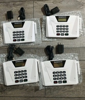 4pk Intercoms Wireless for Home Upgraded, Hands Free Intercom 5300ft, Real-Tim..