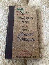  TS Folkart One Stroke Donna Dewberry Vol. 3 Advance Techniques VHS