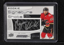 2018 Upper Deck Engrained Rookie Signature Shots /249 Morgan Klimchuk Auto 1q2