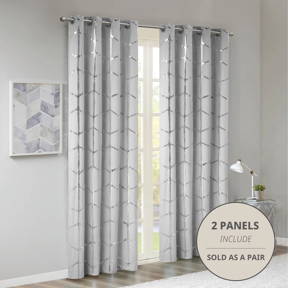 Cortina de ventana Blackout, cortinas de bloqueo de luz para sala de estar, insertos térmicos... Foto 3 de 4