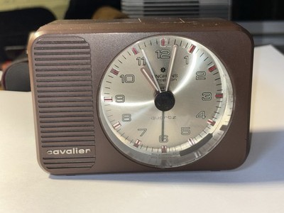 Junghans Cavalier europhon Quartz Wecker Reisewecker Space Age, Vintage