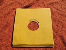 10x Gold Kraft Paper 10" RECORD SLEEVES 78 RPM Jazz Blues Opera Classical inch.