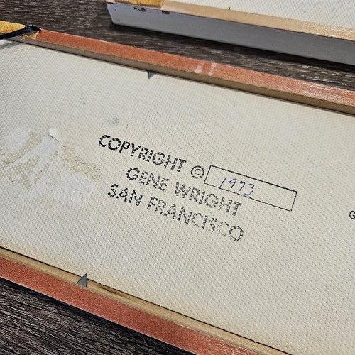 Original 1973 Gene Wright Golden Gate Bridge San Francisco signed Photograph Lot - Bild 12 von 17