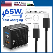 65W Fast Charging USB Type C Wall Charger For Google Pixel 10 9 8 7 6 Pro XL Hot