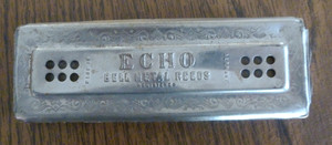 Harmonica ECHO M HOHNER GERMANY (H) BIIG SIZE WITH TWO ROW FROM EACH SIDE