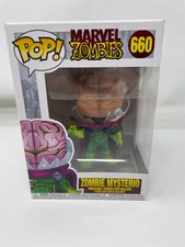 Funko POP! Marvel Zombies Zombie Mysterio #660 Vinyl Figure DAMAGED BOX SEE PICS