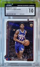 2025-26 Topps - VJ Edgecombe #203 (RC) CGC 10 - Multiple For Sale