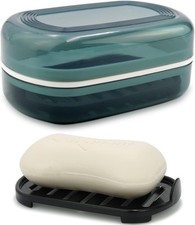 Travel Soap Container, Bar Soap Holder, Portable Soap Case, Soap Dish with Lid f