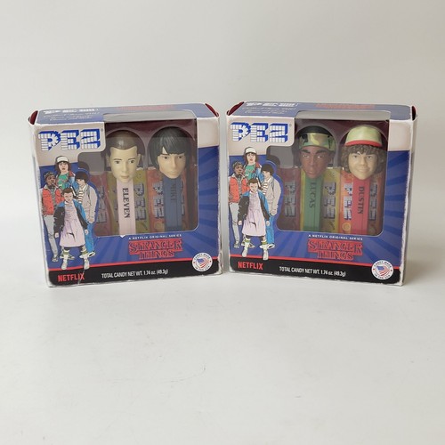 STRANGER THINGS PEZ Dispensers - New SEALED Boxed Sets - Picture 1 of 6