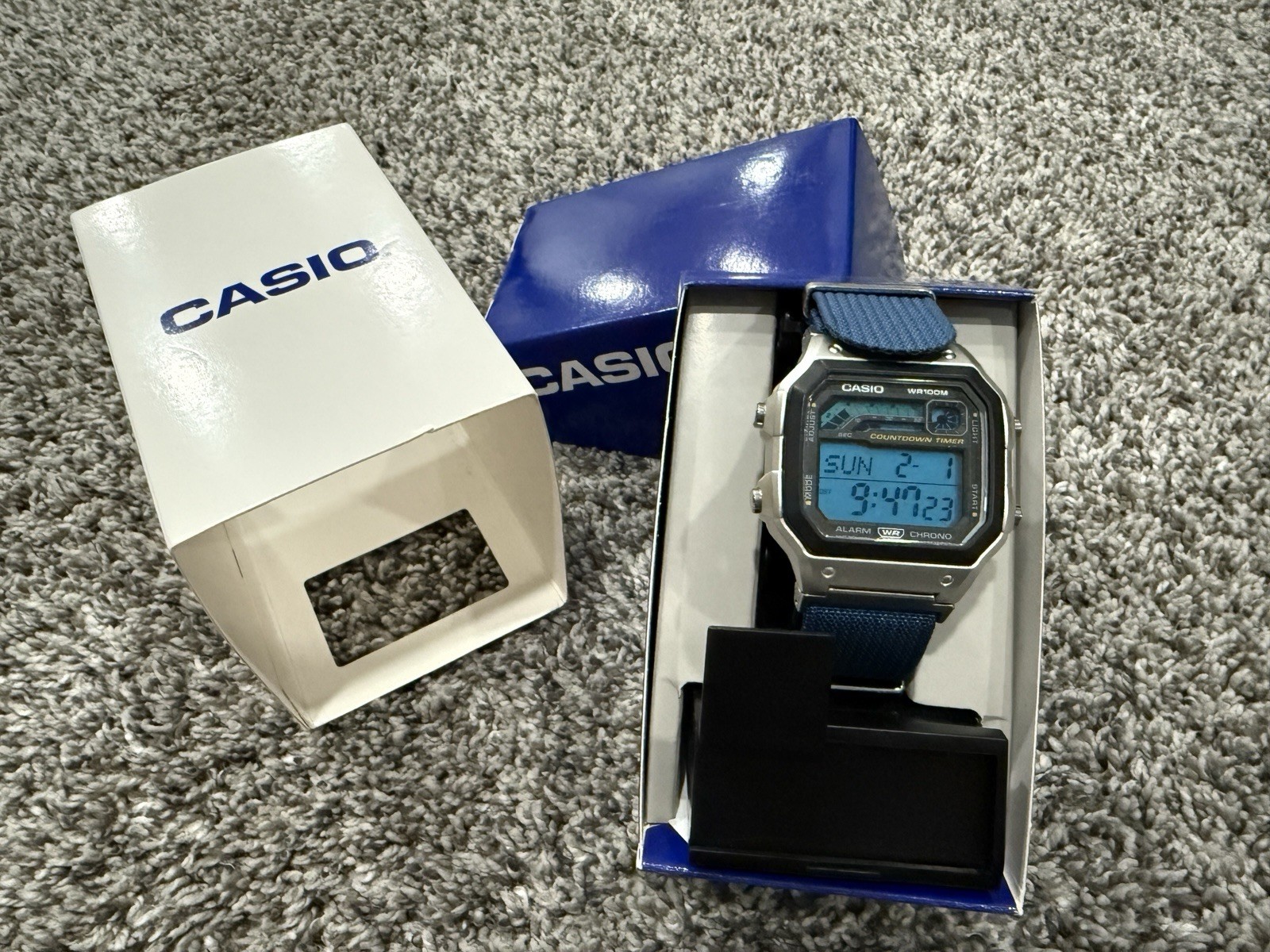 Custom Casio Royale AE1200WHD Sports Mod With 22mm Nato Strap Adapter.