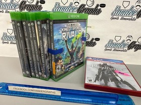 (9) VIDEO GAME LOT PS4 XBOX ONE ASSASSIN'S CREED BLOODBORNE CALL OF DUTY KINECT