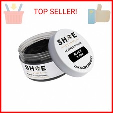Shoe Clinic Leather Polish  Black  Color Restorer and Conditioning Balm for Wo