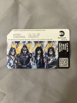 NYCT MTA MetroCard - KISS