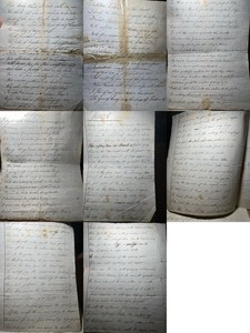 John Quincy Adams 18th/Early 19thC Antique Manuscript Poems "A Vision" Watermark