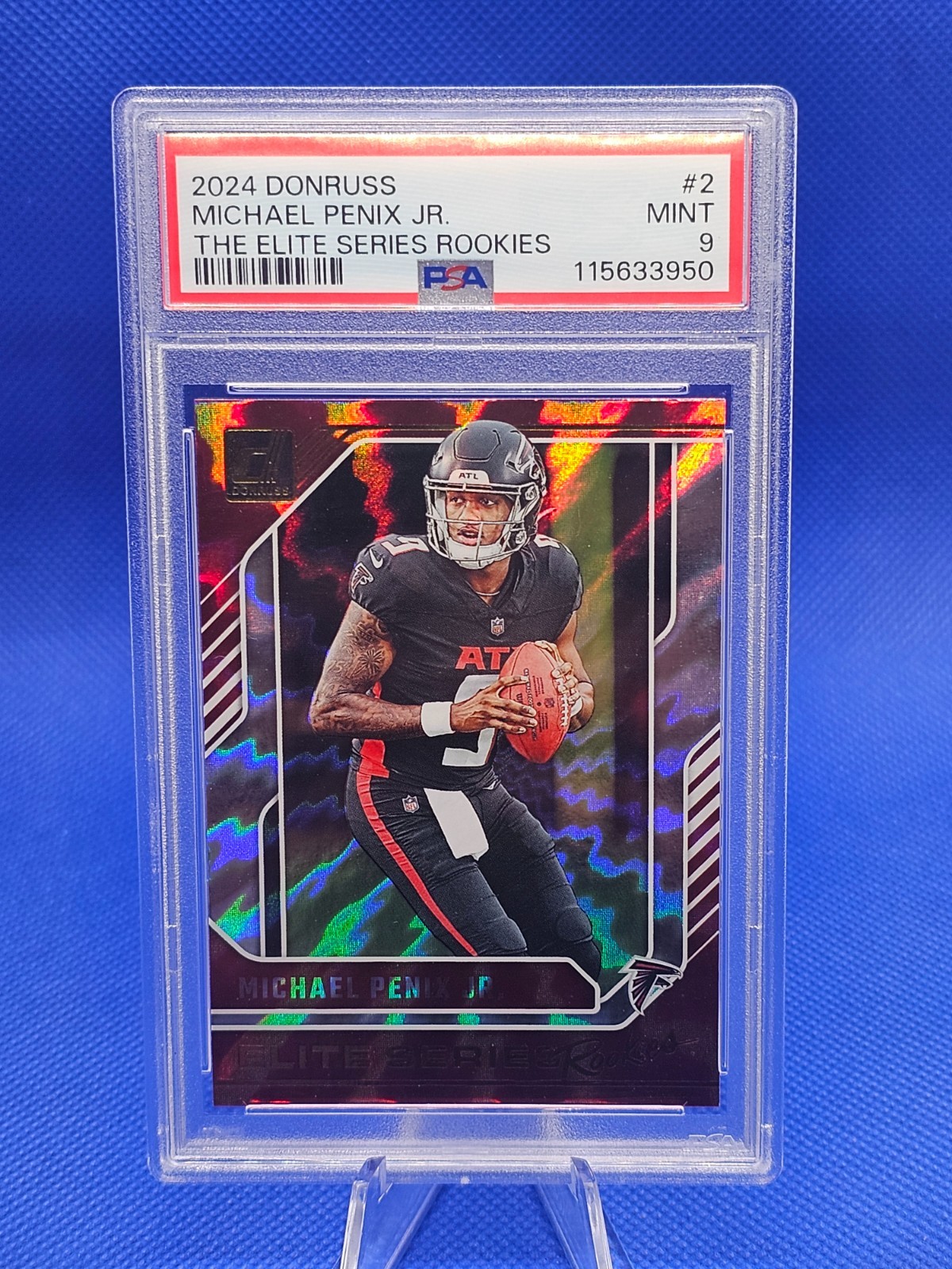 2024 Donruss Michael Penix Jr. The Elite Series Rookies #2 (RC) PSA 9