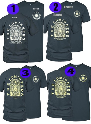 #ad HOT The Lumineers July 25 2025 Xcel Energy Center Saint Paul MN Shirt $21.99
