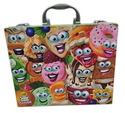 Crayola Silly Scents Sweet 30 piece Art Case: Crayons Markers Carry Case