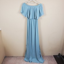 Show Me Your Mumu Hacienda Maxi Dress in Silver Sage Crisp Women's Size S
