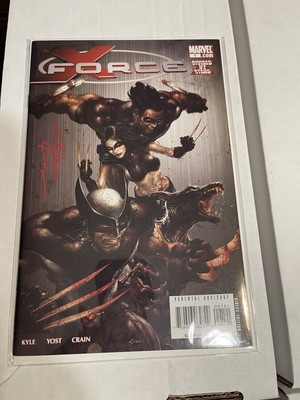 X-Force #1 Bloody Variant Signed By Clayton Crain
