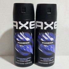 Lot of 2 Axe Deodorant Bodyspray PHEONIX 4.0 Oz x2 New without Box 48-Hour Fresh