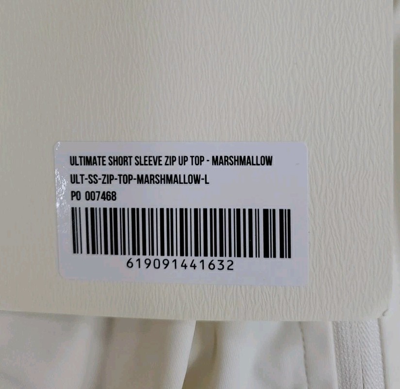 New ADANOLA Ultimate Short Sleeve Full Zip Top Cream Size L image 6