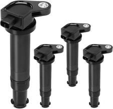 Set of 4 Ignition Coils for 2006-2011 Hyundai Accent Kia Rio Rio5 1.6L 2-Pin