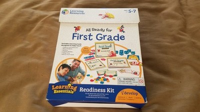 Learning Resources ''ALL READY FOR FIRST GRADE'' Readiness Kit, Model LER3479 NEW