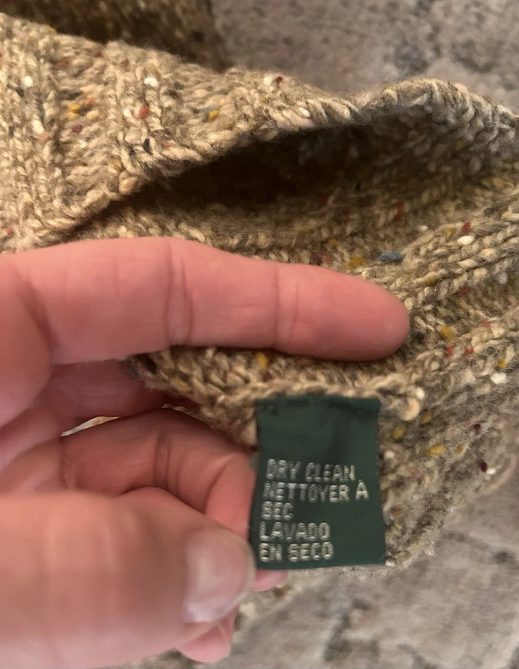 Suéter Vintage Polo Ralph Lauren Cuarto Cremallera Talla Mediana Foto 4 de 4