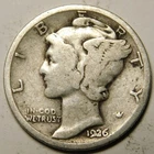 1926 P Mercury Dime   "Actual Coin Pictured - Not Cleaned"