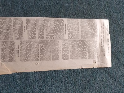 Sk167  ephemera 1957 Article Morval House