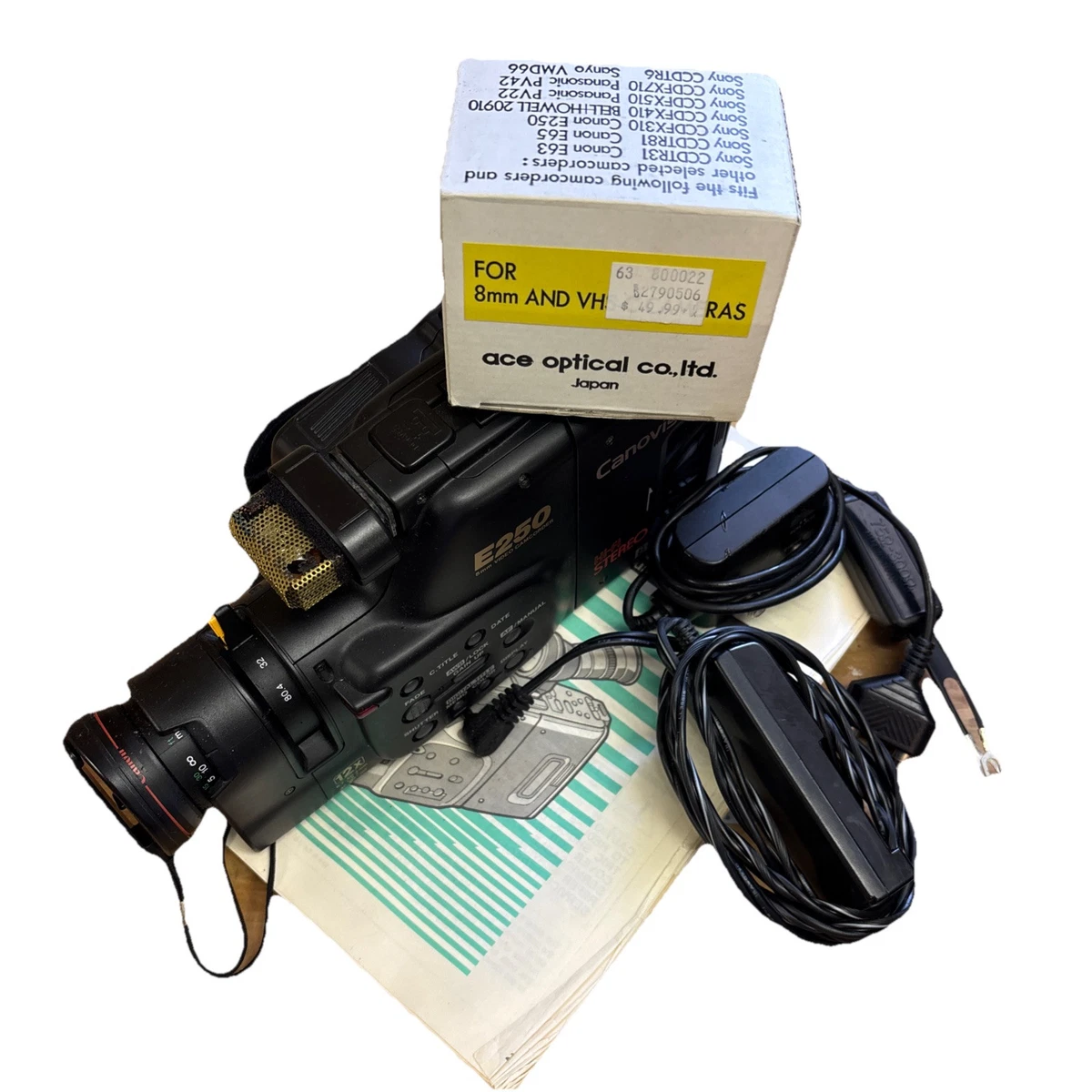 ビデオカメラ Canon 8mm VIDEO CAMERA Movieboy V32 Canon Video 8 Camcorders Gray for sale | eBay