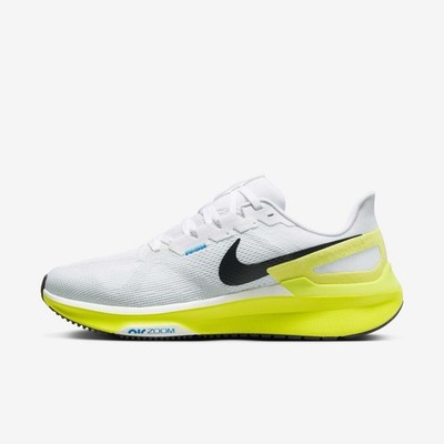 Nike Air Zoom Structure 25 White Cyber Photo Blue Sneaker DJ7883-108 Men Size 11