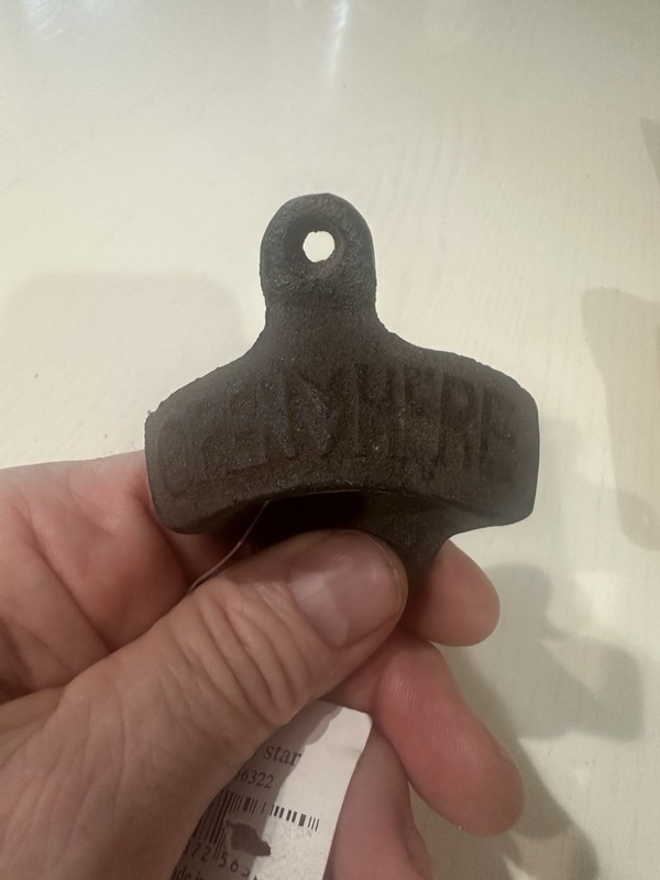 Rustic Cast Iron Open Here Beer Soda Bottle Opener Wall Mounted. These Are New.