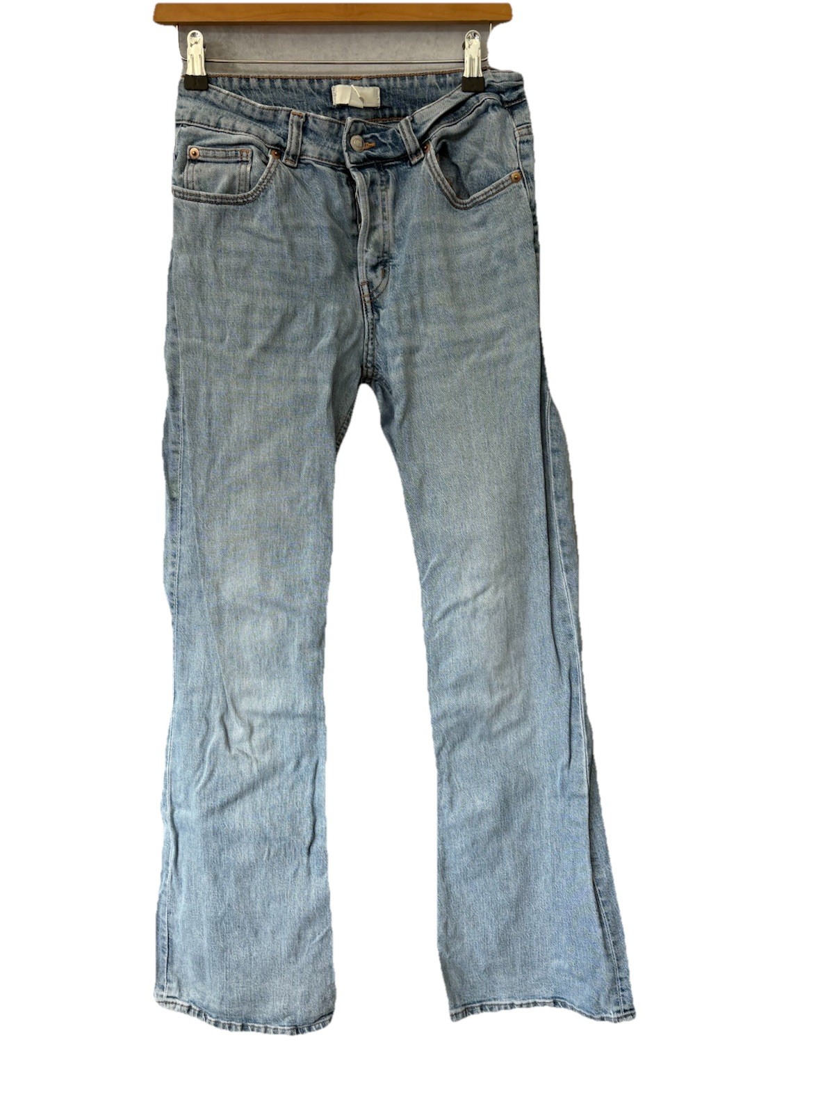 H&M Blue Bootcut Jeans Size W28” L30” S Size 8 Denim Women’s 