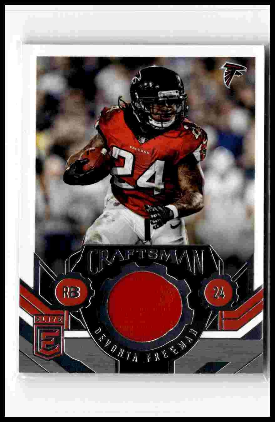 2018 Donruss Elite #CJ-7 Devonta Freeman Craftsman Jersey
