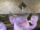 Perfect Vintage 7 Pc Blendo Lavender Ombré Drink Set Pitcher + Six (6) Tumblers — photo 4