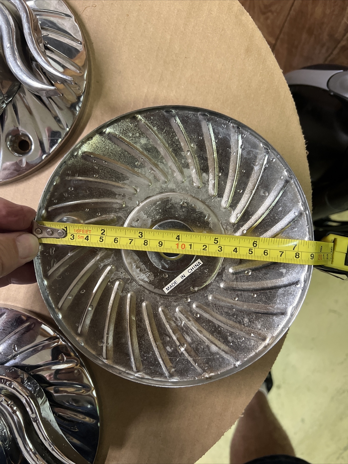 Set Of Four (4) Vintage Wire Wheel Center Caps For Crusier Wire Wheels