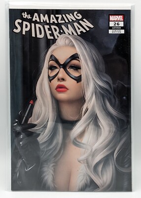 AMAZING SPIDER-MAN #26 NM or better WARREN LOUW BLACK CAT TRADE DRESS VARIANT A!