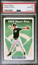 1993 Topps - #98 Derek Jeter (RC) PSA 10 GEM Mint New York Yankees
