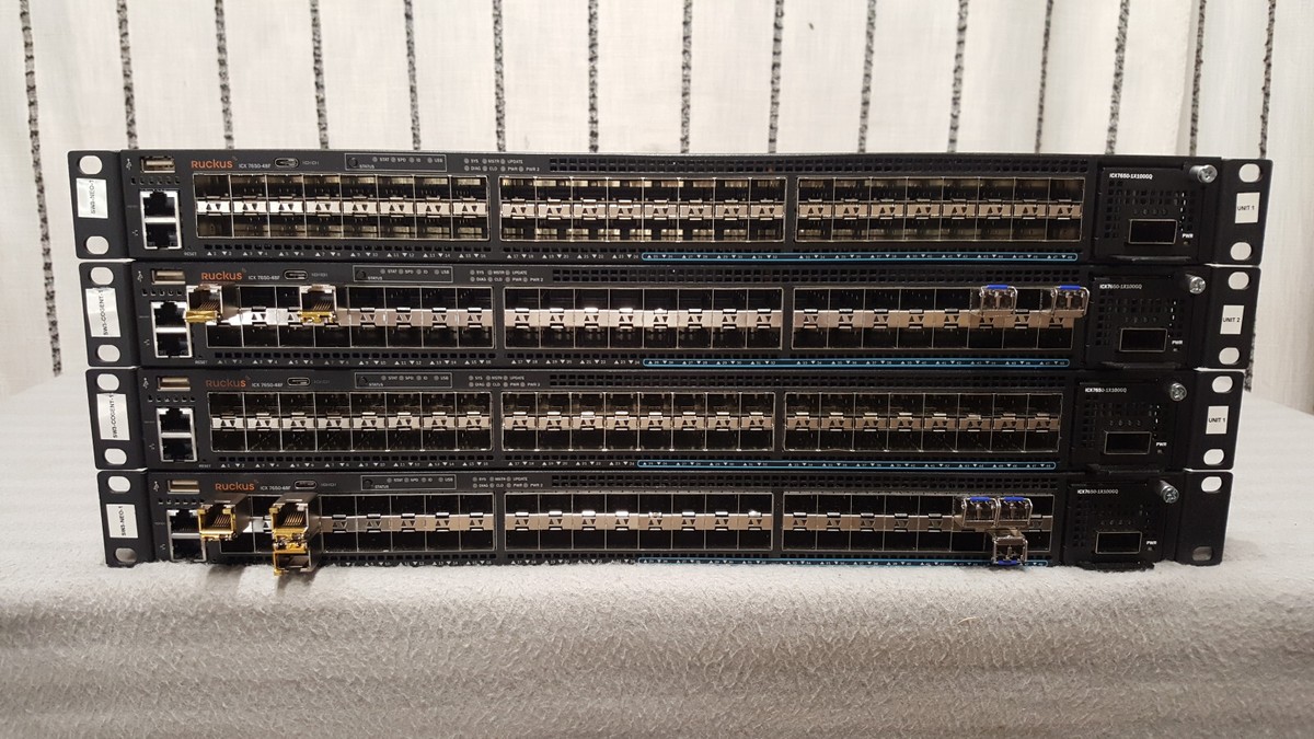 1* RUCKUS ICX 7650-48F Switch, Ruckus Brocade ICX7650-48F-E2 | eBay