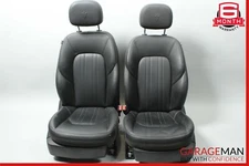 14-17 Maserati Ghibli Front Left & Right Complete Seat Cushion Assembly Black