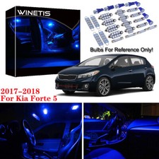 9x Blue Replacement Interior LED Lights Accessories Bulbs Fits 2018 Kia Forte 5