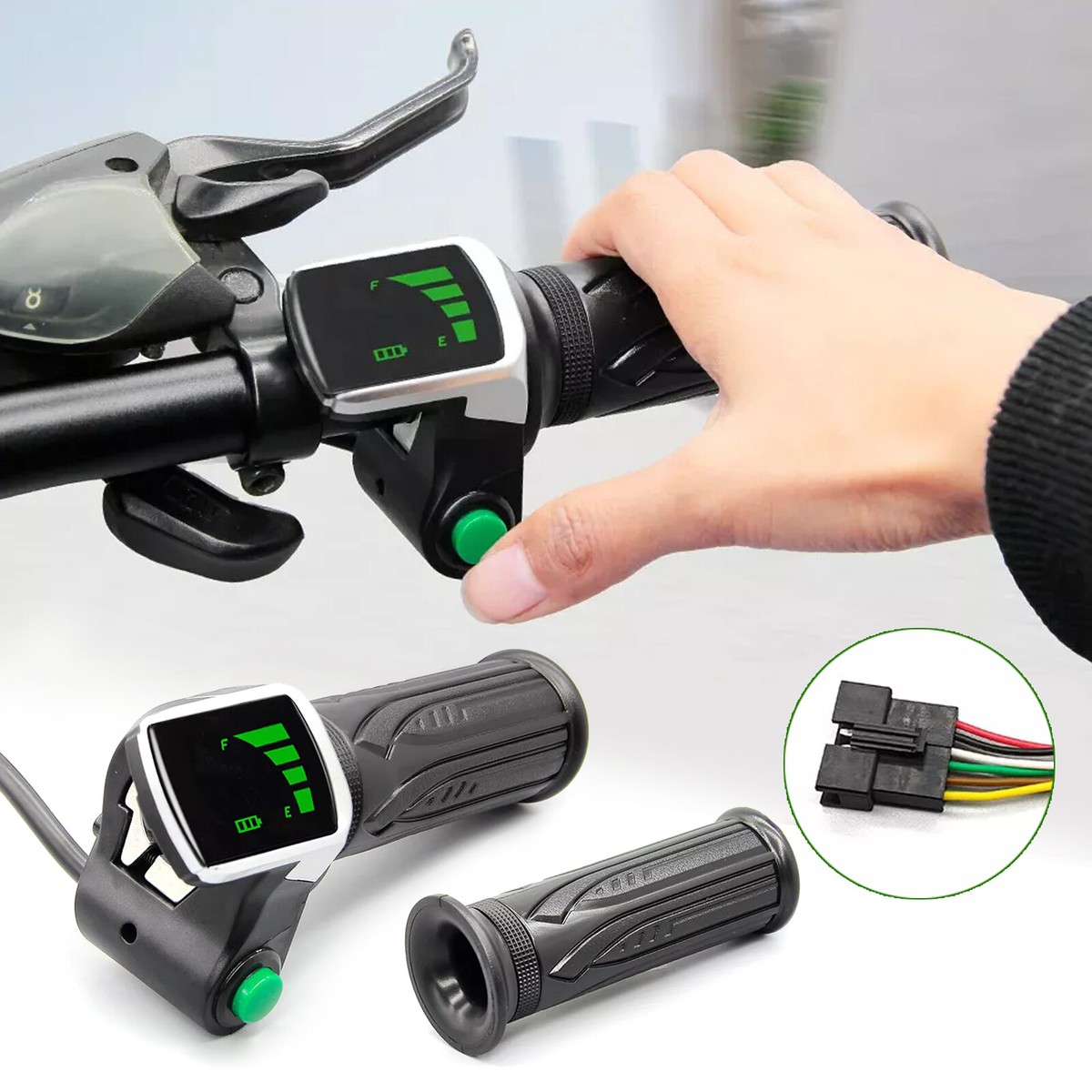Electric Bike Throttle 36V/48V Accelerator E-bike/Scooter With