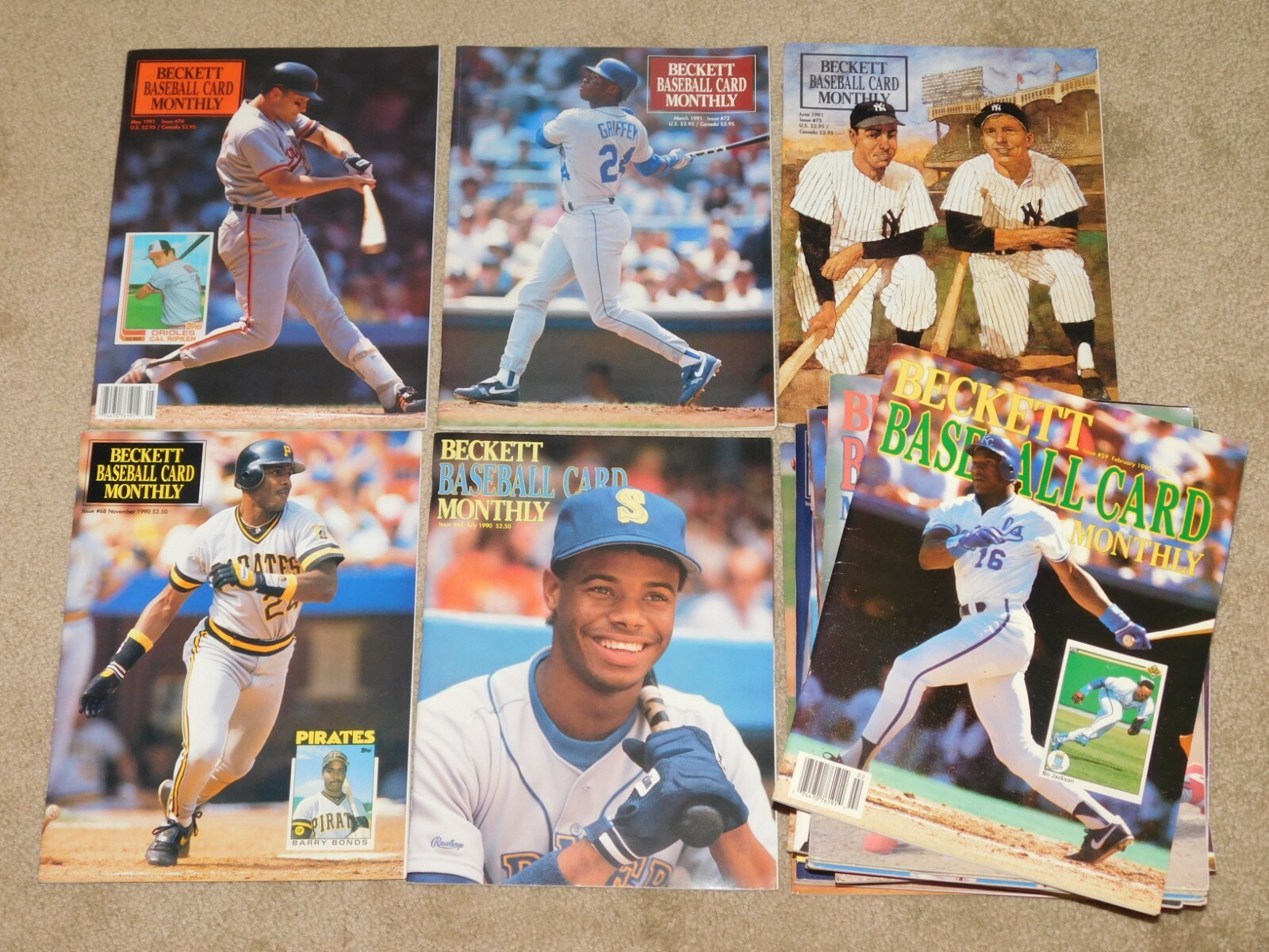 BECKETT BASEBALL CARD MONTHLY Pick the Issue (Free Shipping) eBay