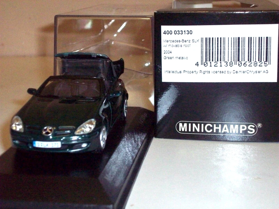 Minichamps 1/43 MERCEDES-BENZ SLK-Class 2004 400033130 Green Metallic 3024 pcs - Immagine 2 di 4