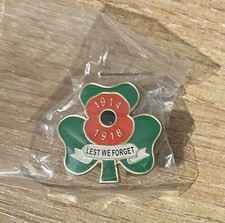 Irish Centenary Lest We Forget Pin Badge 