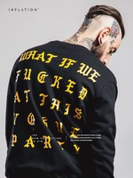 Inflation Sweatshirt For Men Kanye West Streetwear Urban Hiphop Clothing L Xl Inflation Sweatshirt For Men Kanye West Streetwear Urban Hiphop Clothing L Xl