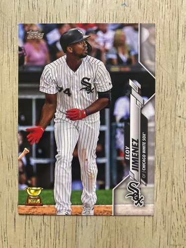 2020 Topps #49 ELOY JIMENEZ Advanced Stats Parallel #22/300